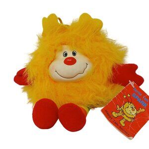 Sprite Talk Spark Plush Toy 1983 Taco Bell Hallmark Happy Talk Yellow VTG 7" S1A